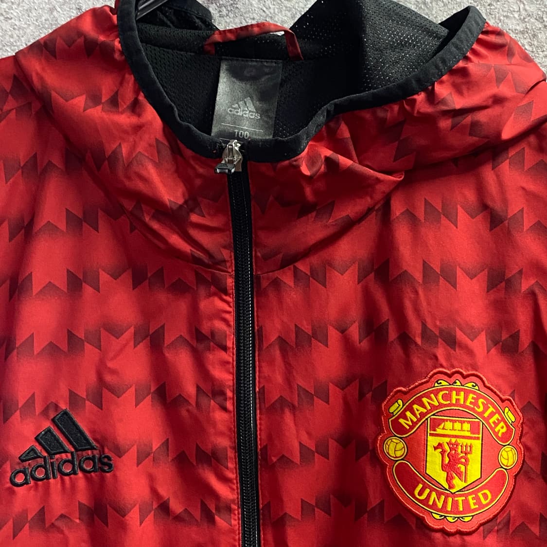 아디다스 이큅먼트 맨유 패턴 윈드브레이크 B3133 상품이미지3