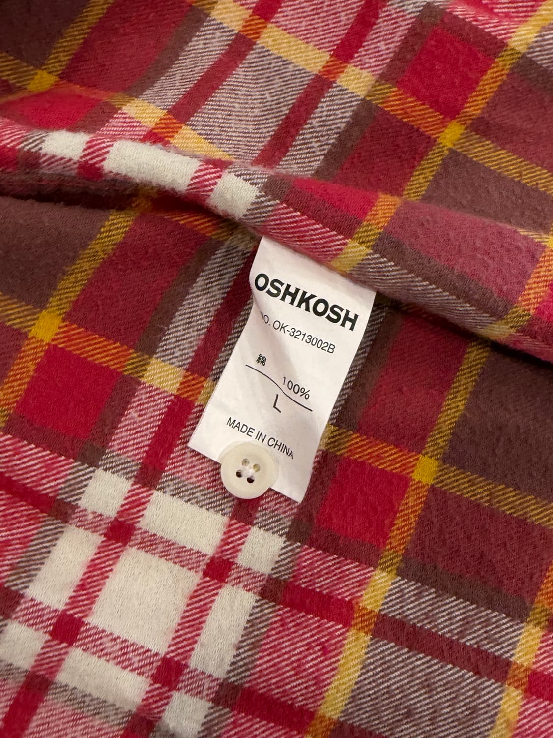 Oshkosh 오시코시 플란넬 체크 셔츠 상품이미지8