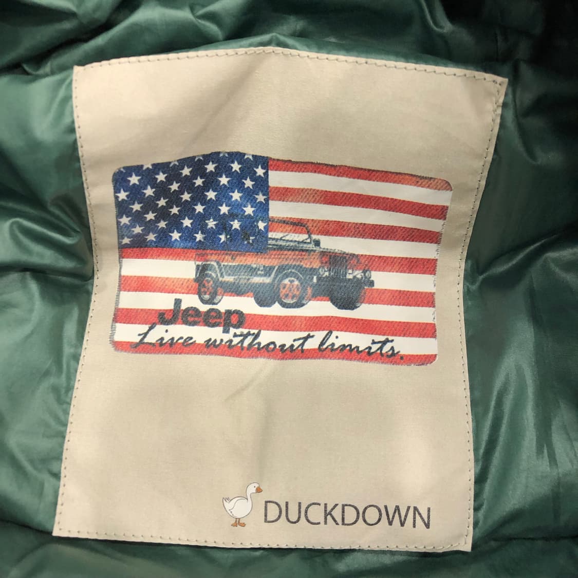 지프 초코 브라운 덕다운 푸퍼 애벌레 패딩 상품이미지5