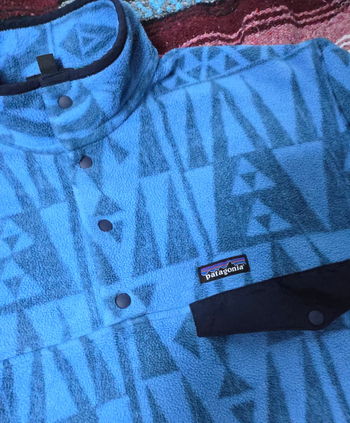 (XL)파타고니아 블루 아즈텍패턴 신칠라 상품이미지3