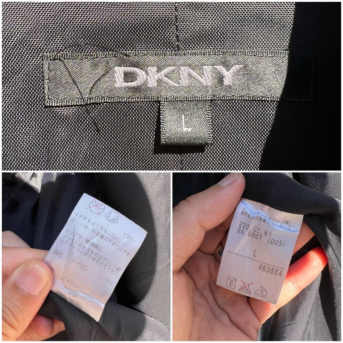 00‘s DKNY 테크니컬 나일론 자켓 상품이미지9