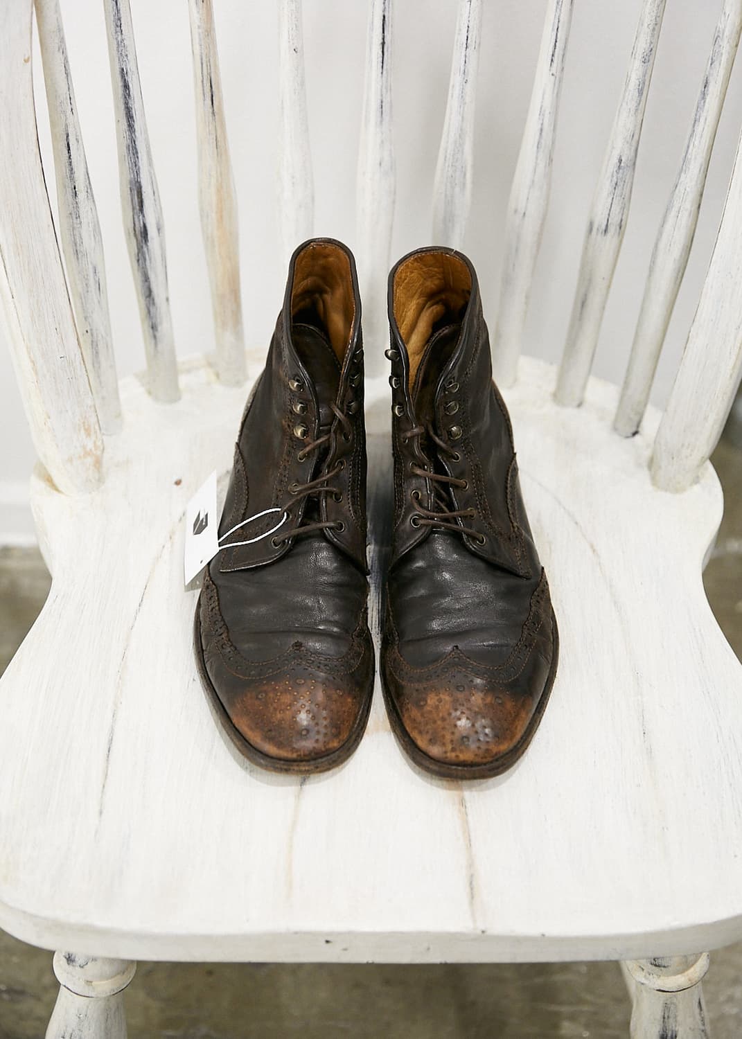 Brogue Lace-up Boots 상품이미지1