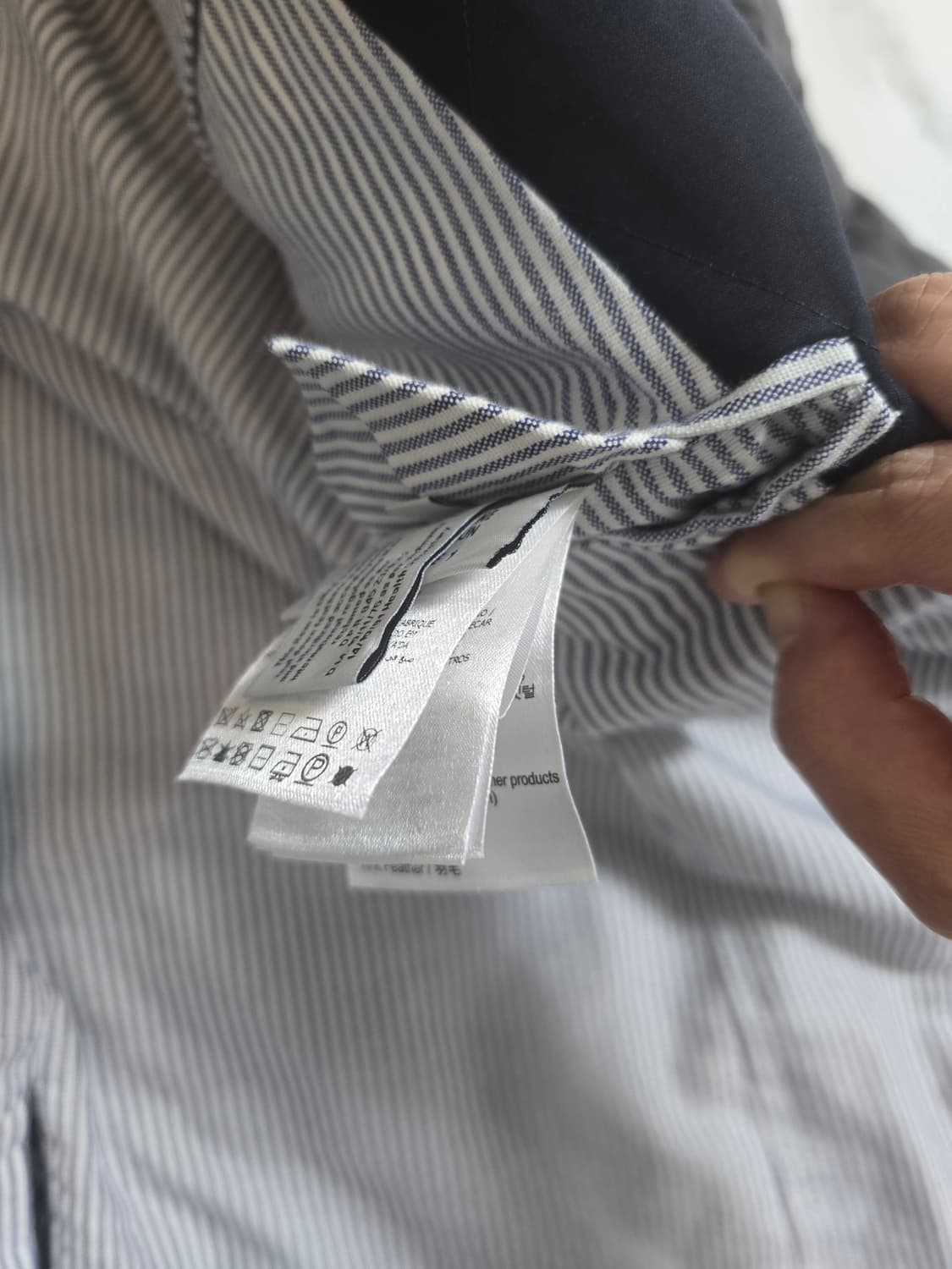 몽클레어 감마블루 퀼팅패딩 코트 상품이미지5