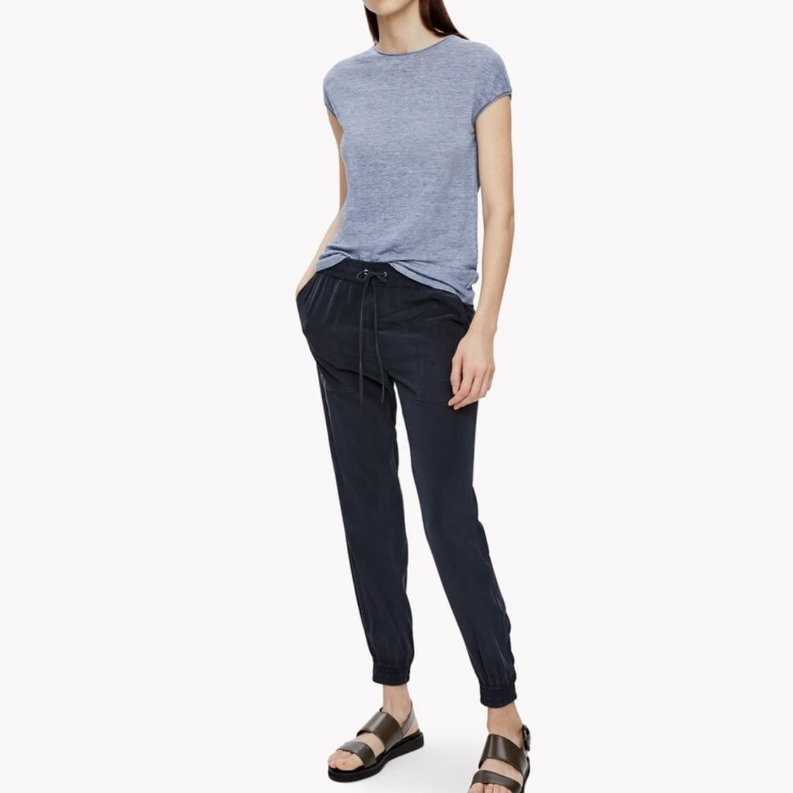 띠어리 실크 유틸리티 팬츠 상품이미지2