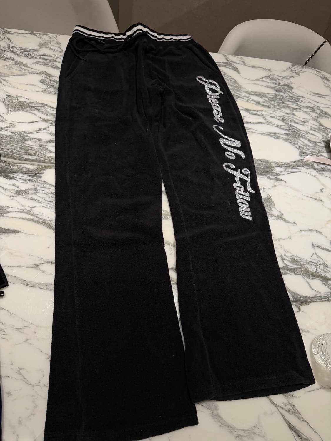 플리즈노팔로우 벨루어 팬츠 상품이미지2