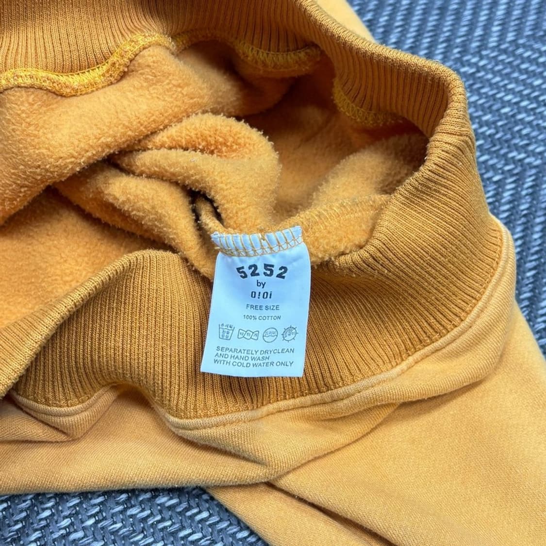 Oioi 빅로고 자수 후드티 v0288 상품이미지6