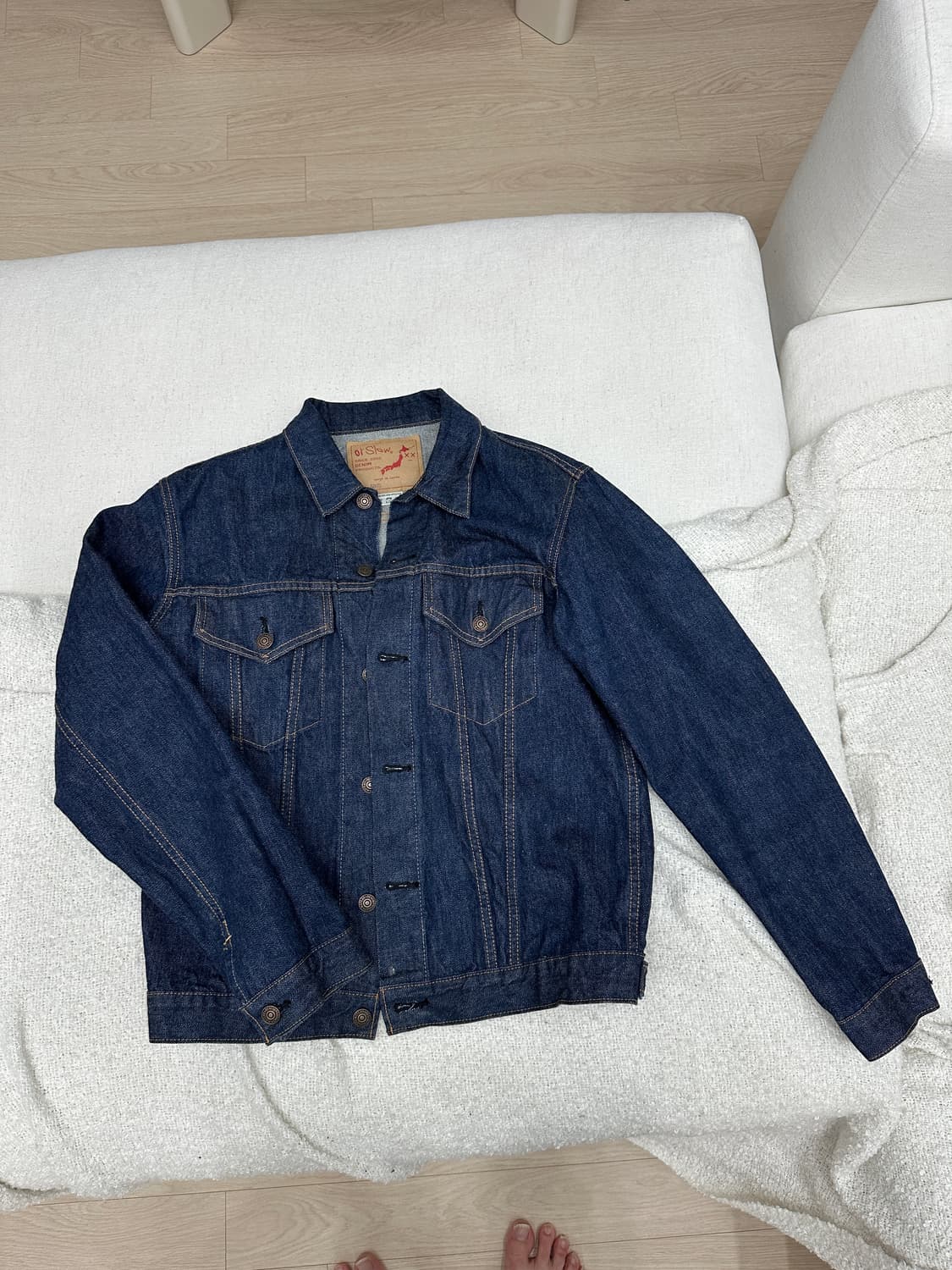 오어슬로우 원워시 원워쉬 청자켓 데님자켓 3세대 3사이즈 상품이미지1