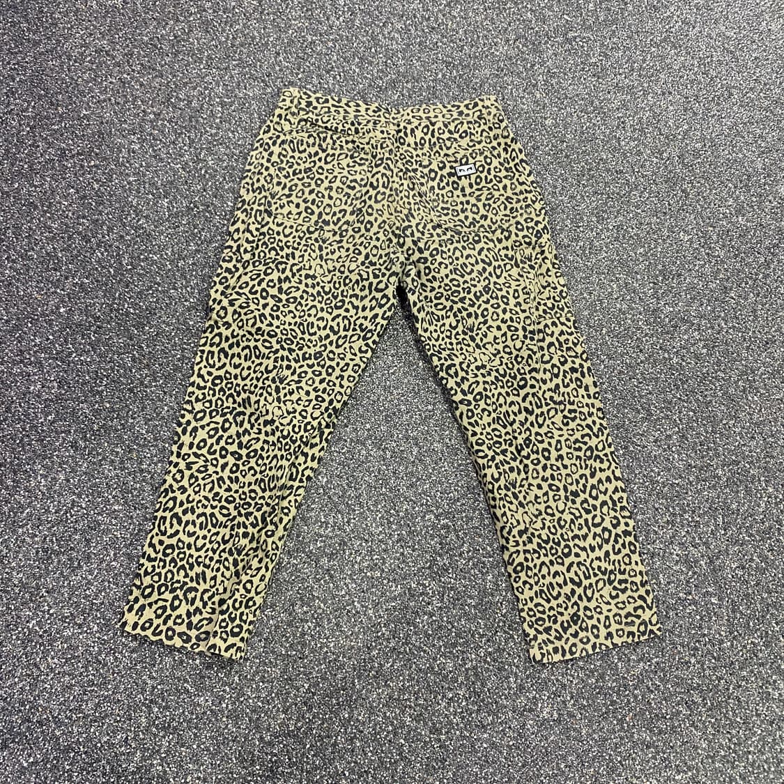 오베이 레오파드 이지핏 팬츠 B3251 상품이미지4