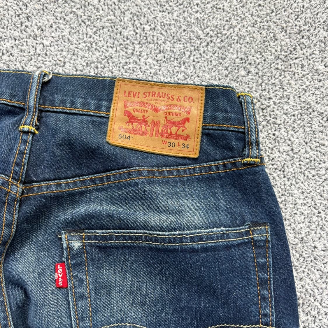 W30 리바이스 진청 데님 청바지 0427J 상품이미지6