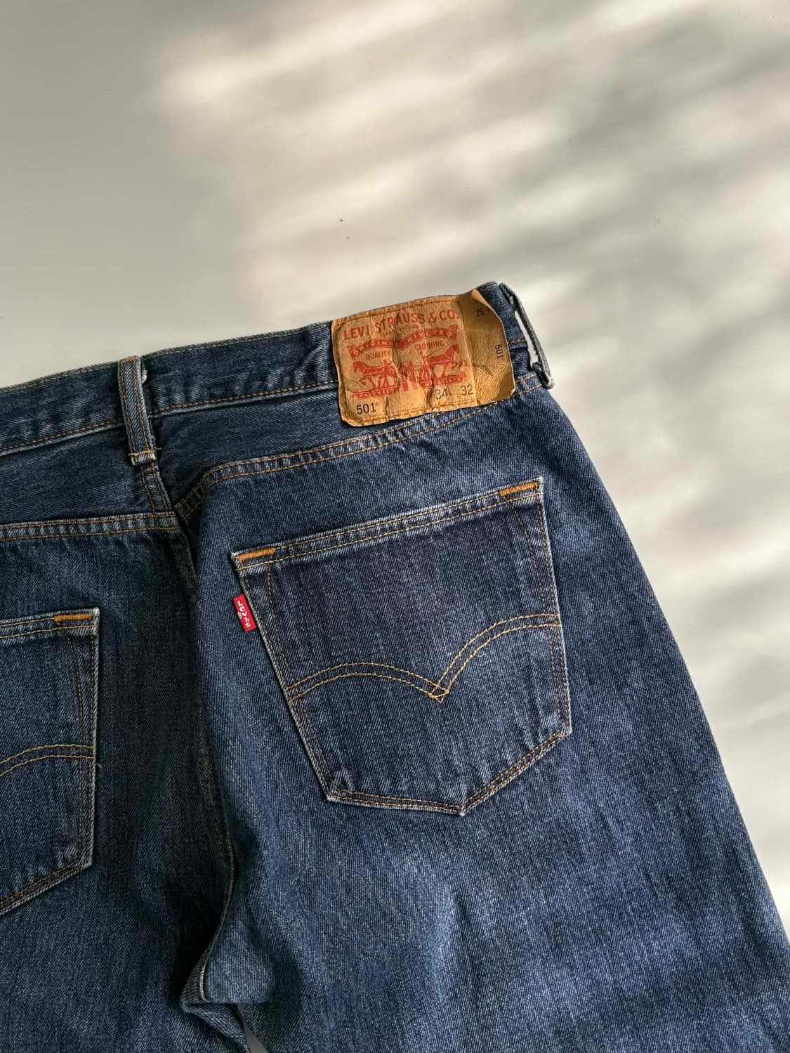 [34/32] 리바이스 501 오리지널 데님 팬츠 상품이미지5