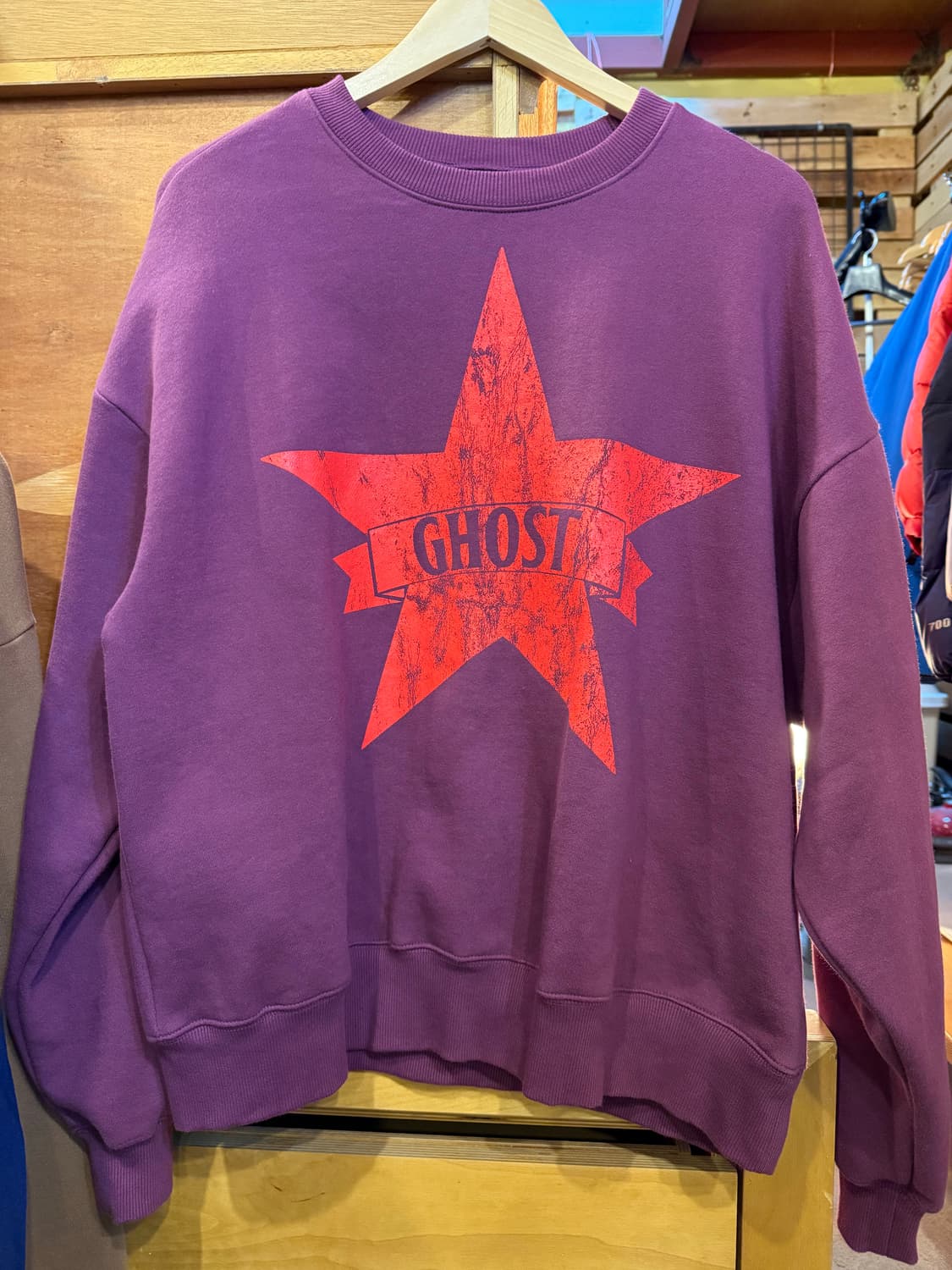 나이스고스트클럽 보라 맨투맨 상품이미지1