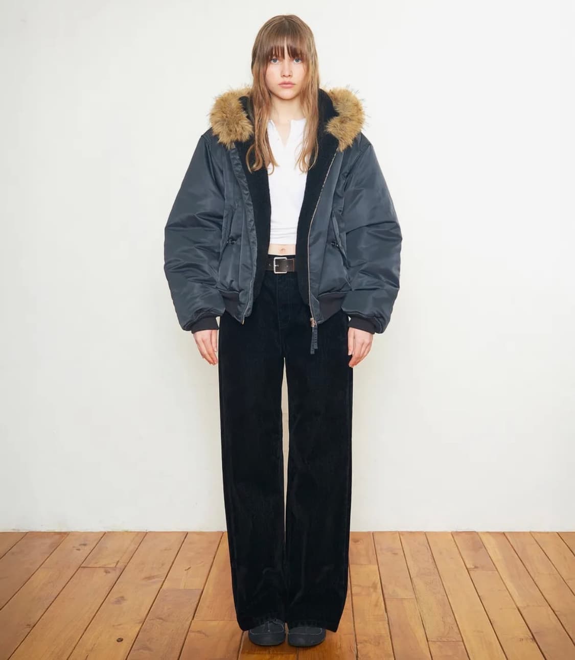 로우클래식 봄버 자켓 (올데이프로젝트 애니 착용, 투바투 연준 착용) 상품이미지2