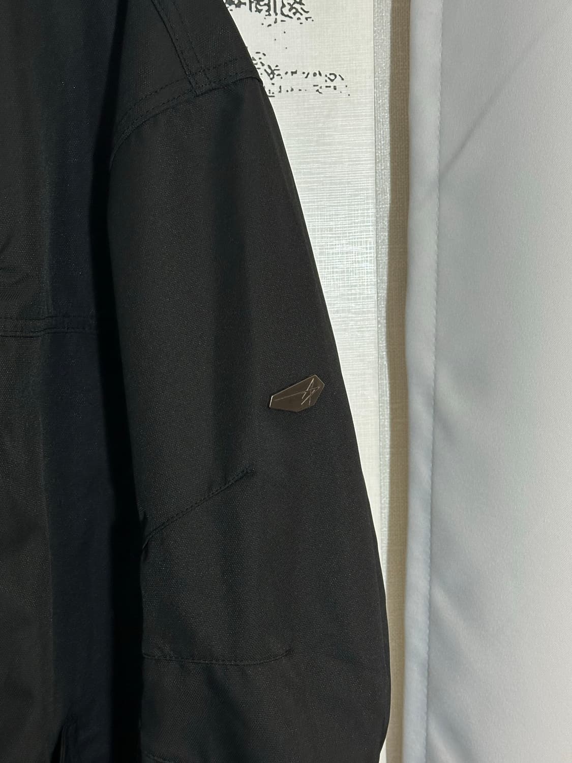 록히드마틴 더블 집 테크 파카 롱 바람막이 블랙 사이즈 1 상품이미지5