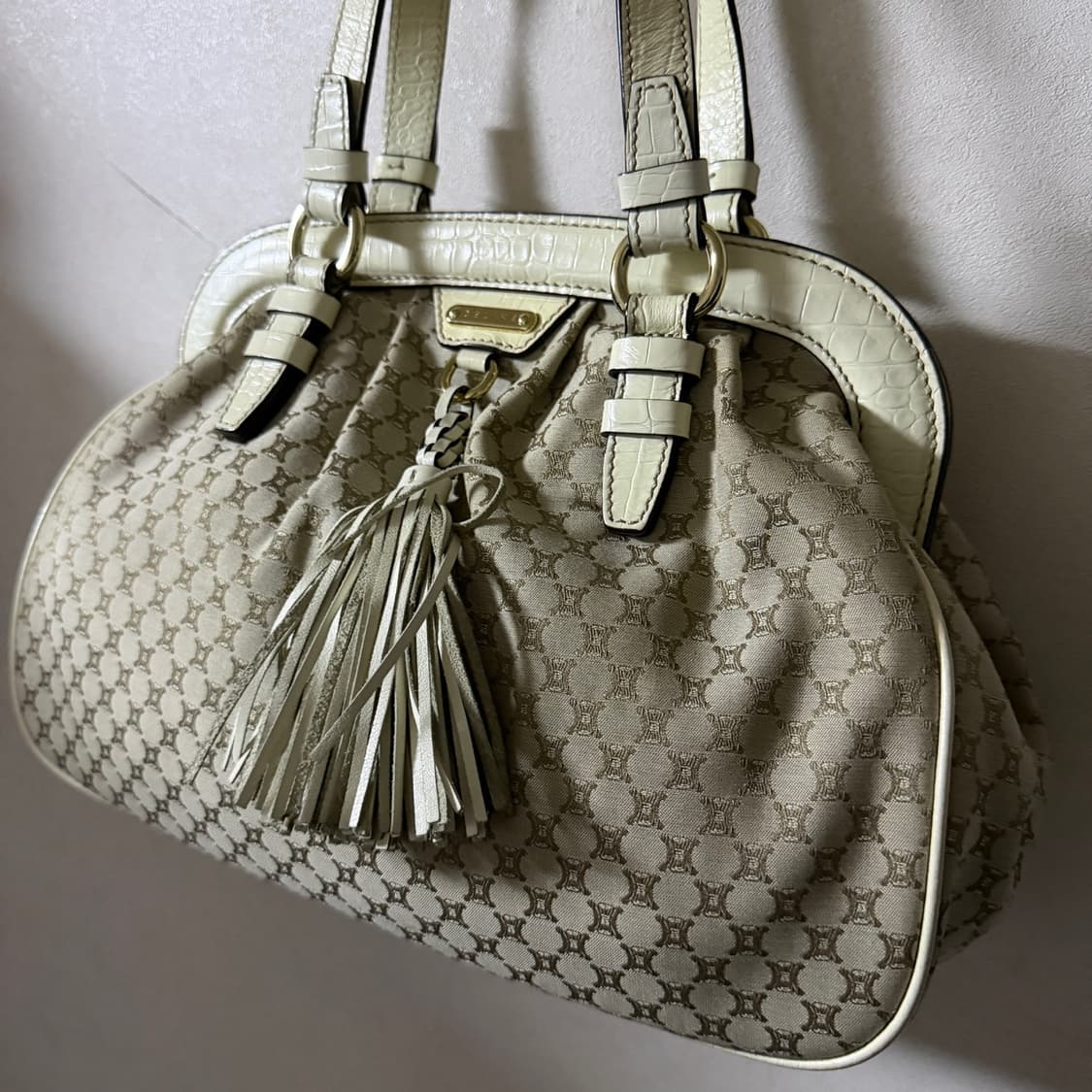 셀린느 마카담 캔버스 태슬 프레임 숄더&토트 사첼백 상품이미지2