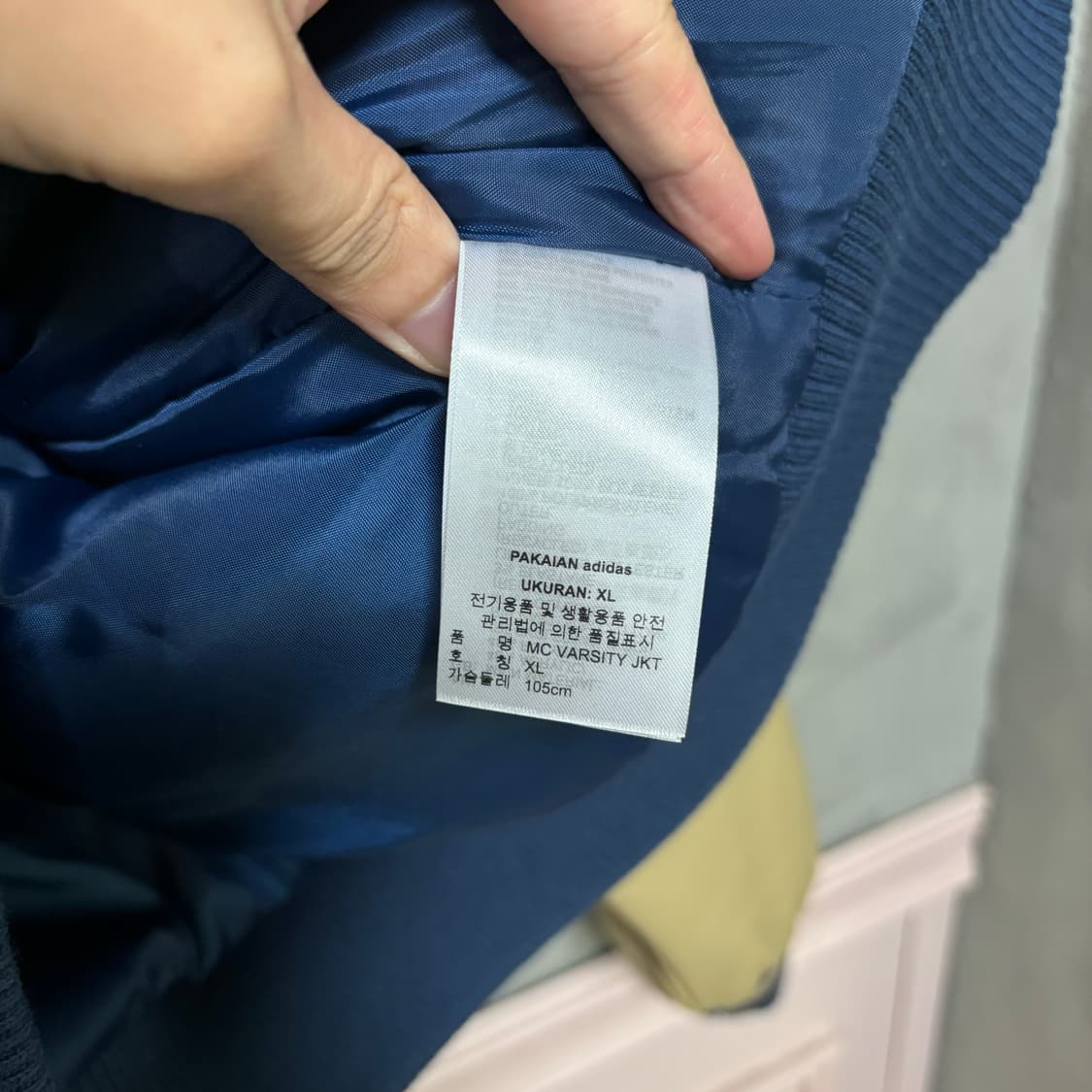 아디다스 백로고 바시티 자켓 상품이미지4