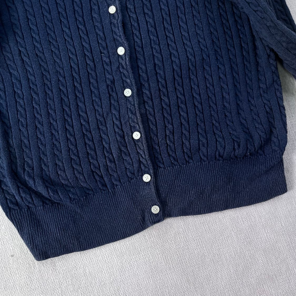 W 90 폴로랄프로렌 꽈배기 가디건 상품이미지5