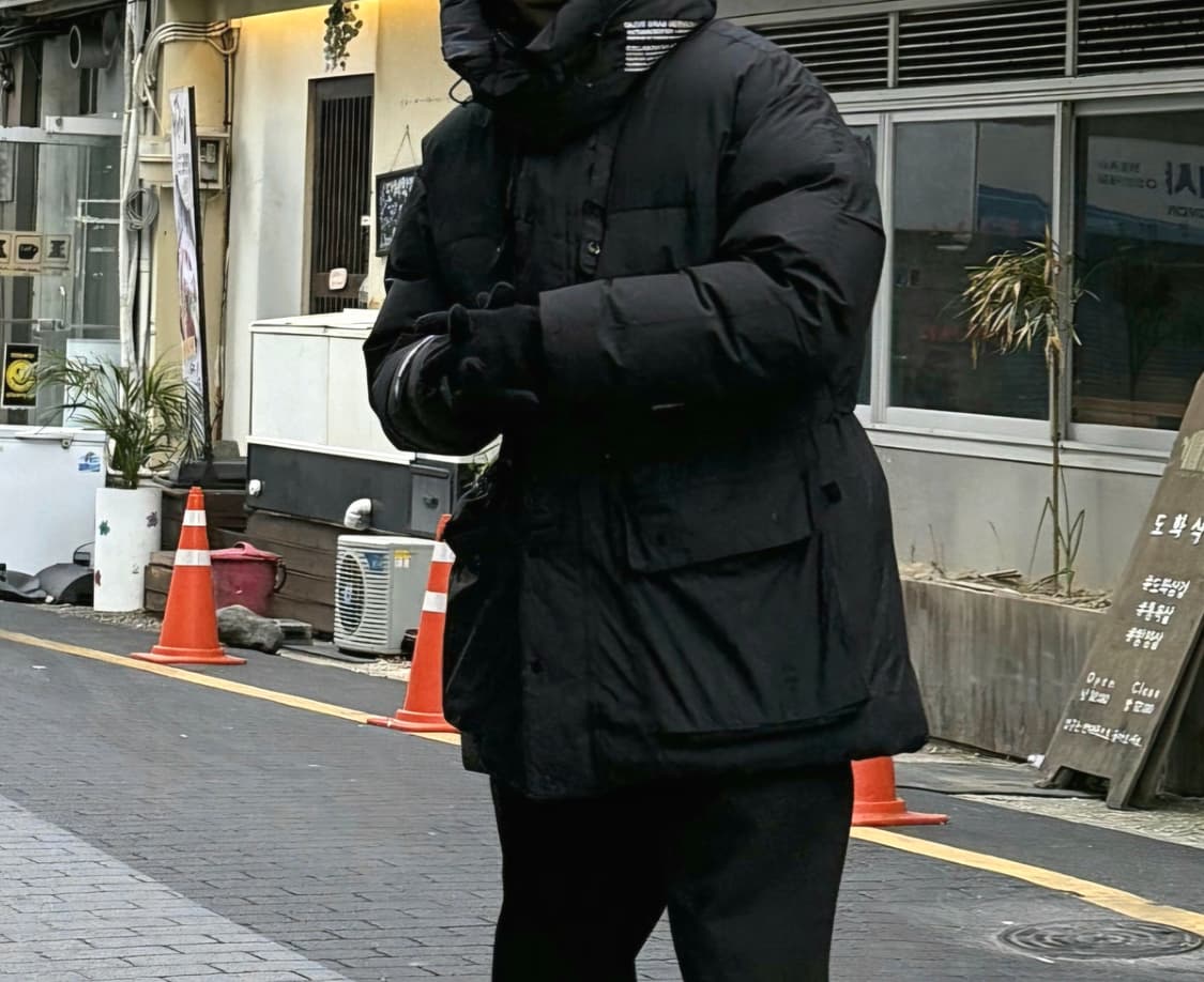 [M] 올리브드랩서비스 ods 밀레 아틱 파카 블랙 패딩 상품이미지1