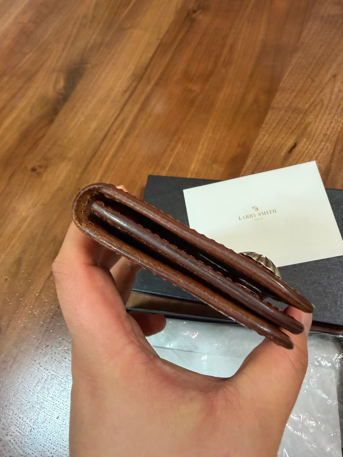 Larry smith Medium(SHELL) trucker wallet 상품이미지6