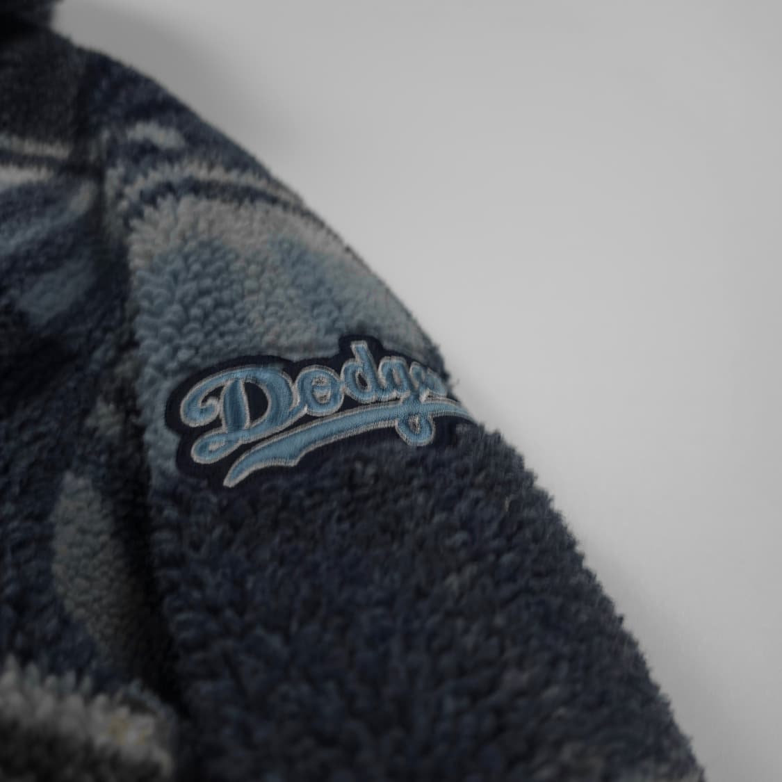 MLB La 다저스 빅로고 올드스쿨 쉐르파 플리스 자켓 (XL) 상품이미지4