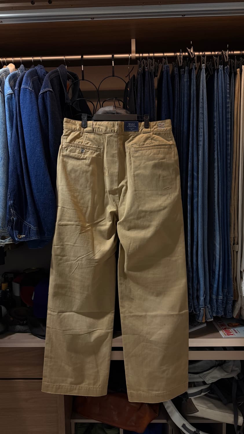 폴로랄프로렌 디스트레스드 빅 치노팬츠 35x34 상품이미지3