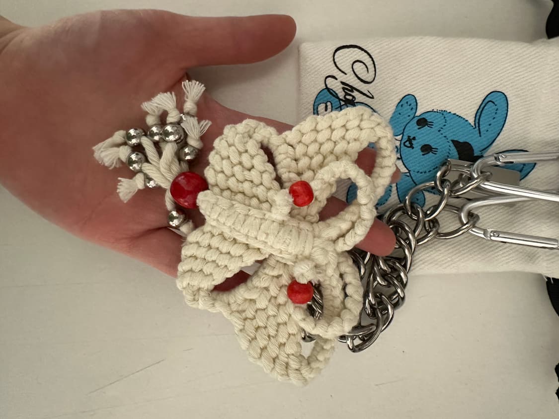 초포바 로위나 나비 크로셰 체인 목걸이 상품이미지2