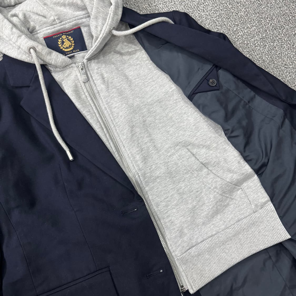 티니위니 네이비 블루 후드 블레이져 상품이미지4