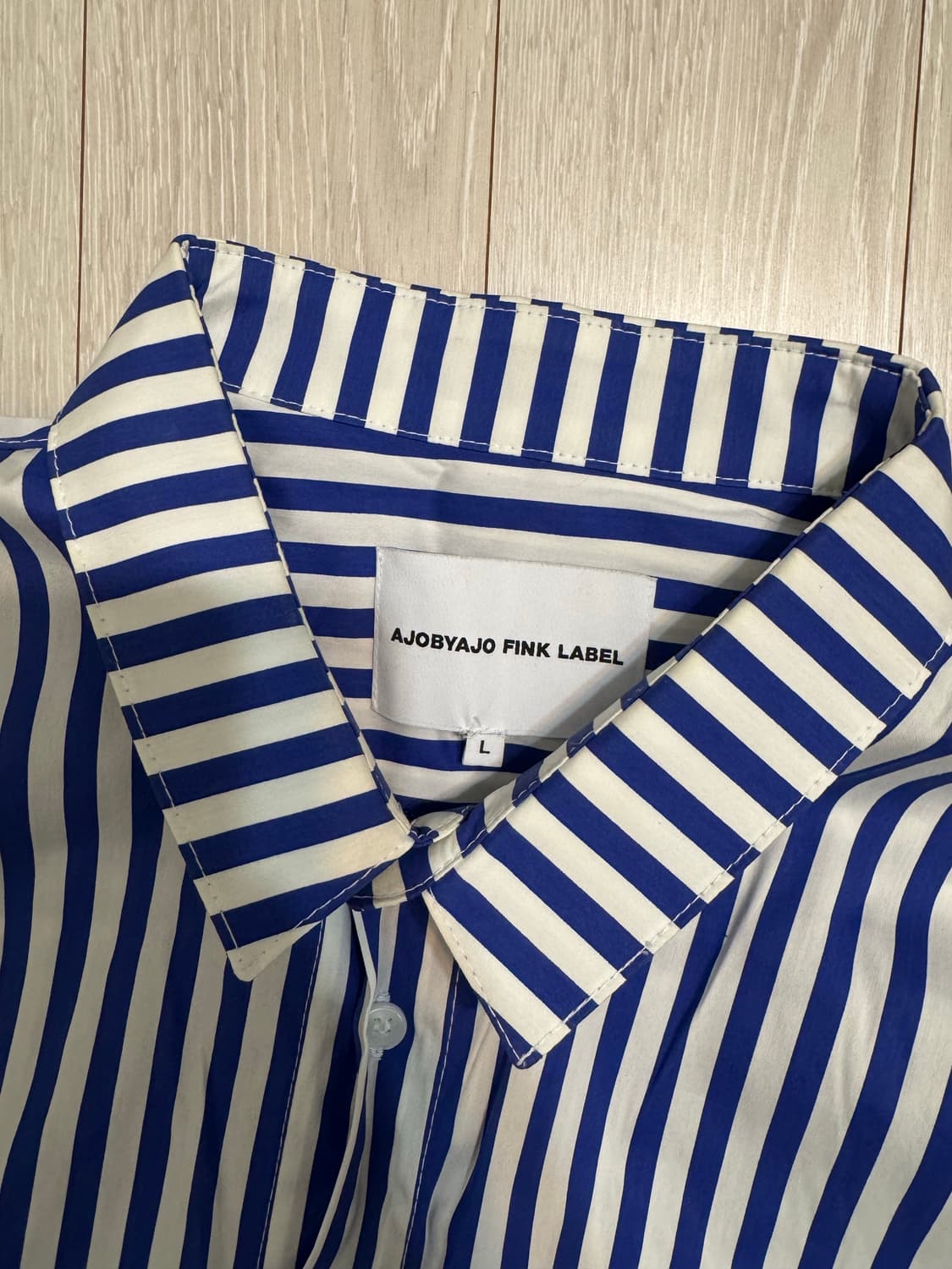 아조바이아조 ajobyajo 스트라이프 셔츠 L 상품이미지4