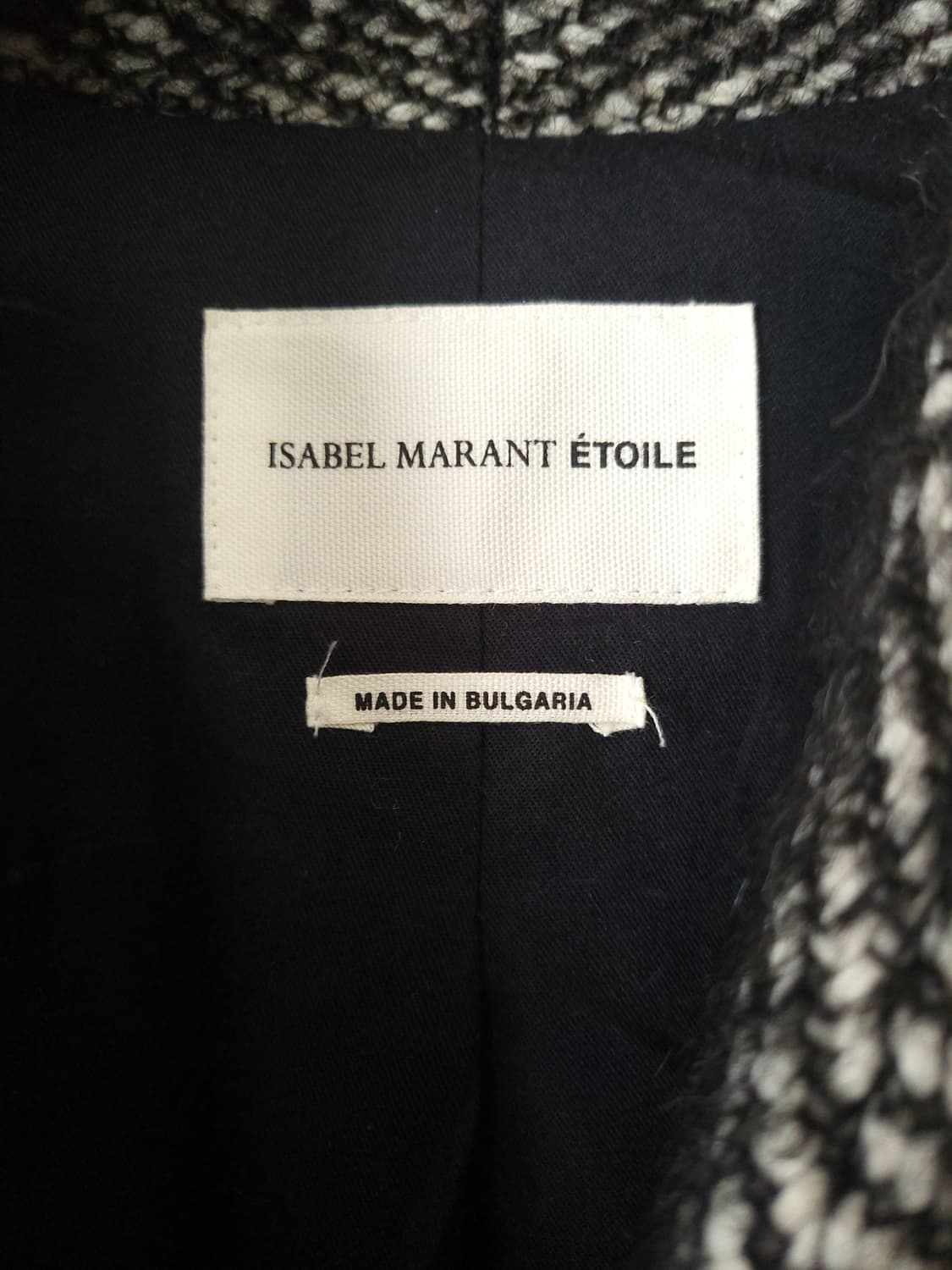 이자벨 마랑 에뚜왈 헤링본 싱글  숏코트 상품이미지3