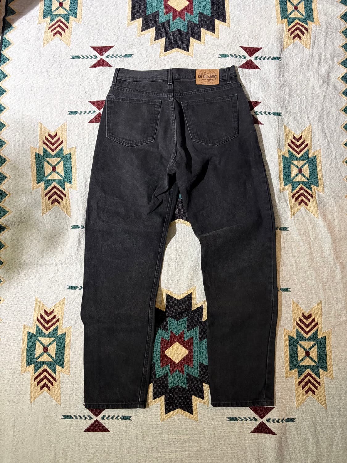 90s Old GAP Black Easy fit Black Denim 상품이미지8