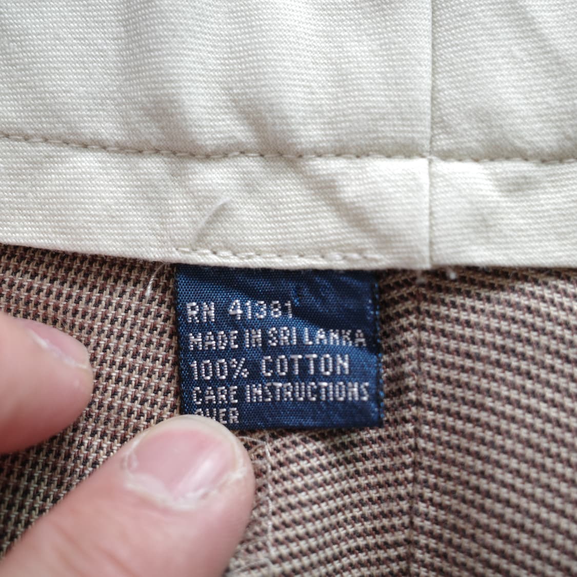 90s 폴로 랄프로렌 잔체크 투턱 슬랙스 팬츠 34 상품이미지7