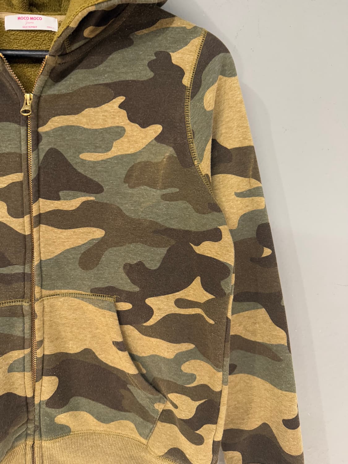 camo pattern hood zip-up 상품이미지8