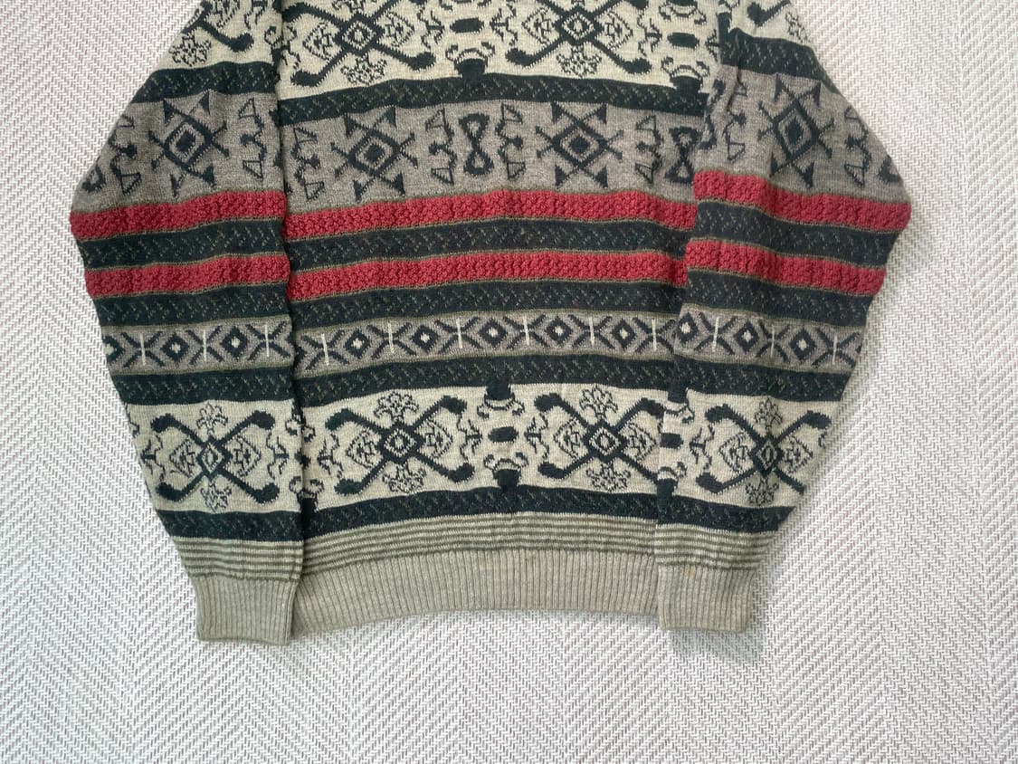 런던포그 페이즐리 니트  J03939 상품이미지2