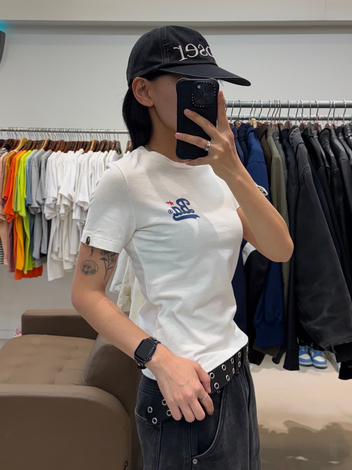 베이프 베이스볼 로고 티셔츠 상품이미지6