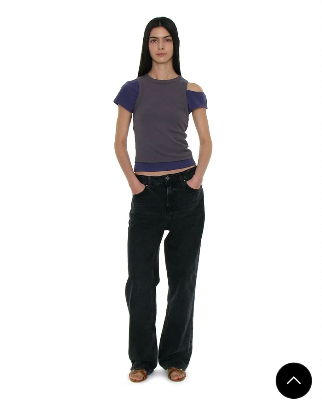 파르티멘토우먼 언발란스더블레이어드탑 상품이미지1