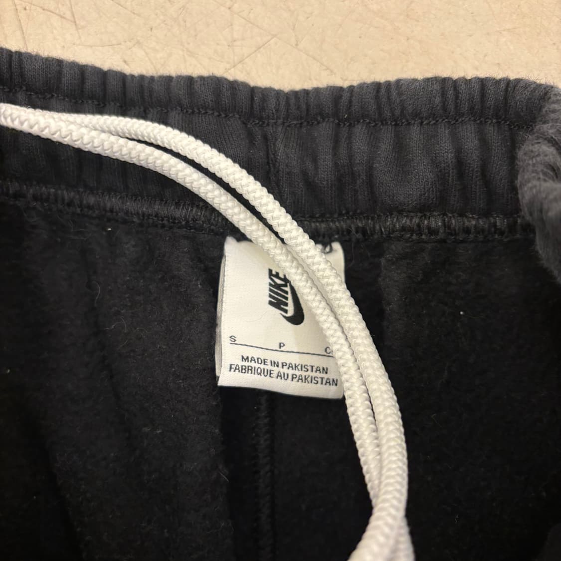 나이키 랩 스우시 블랙 스웻 조거 팬츠 상품이미지3