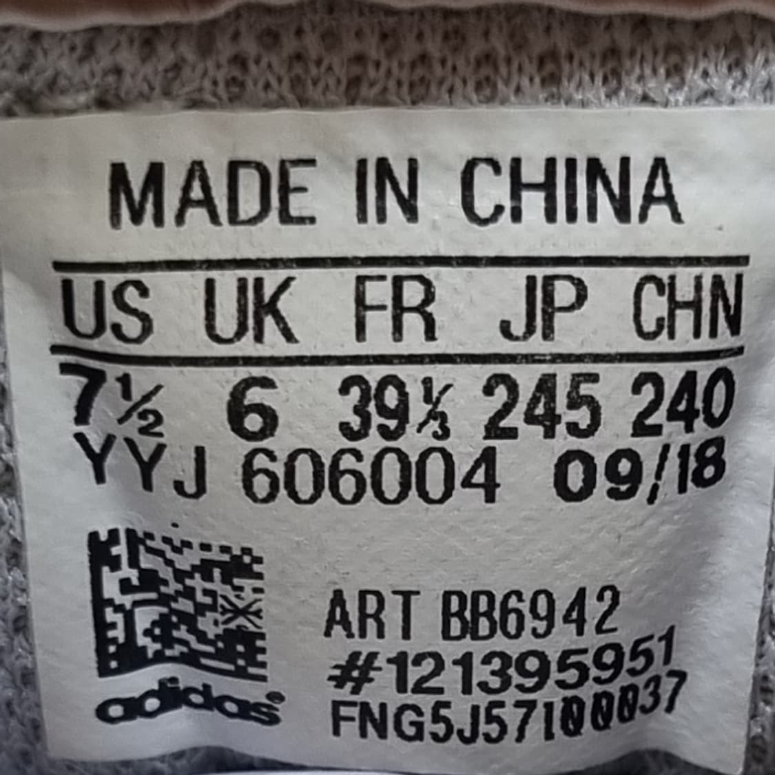 아디다스 마라톤10 운동화245 상품이미지6