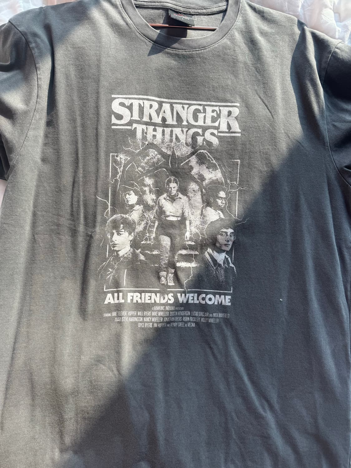 기묘한 이야기 무신사 스탠다드 콜라보 티셔츠 상품이미지1