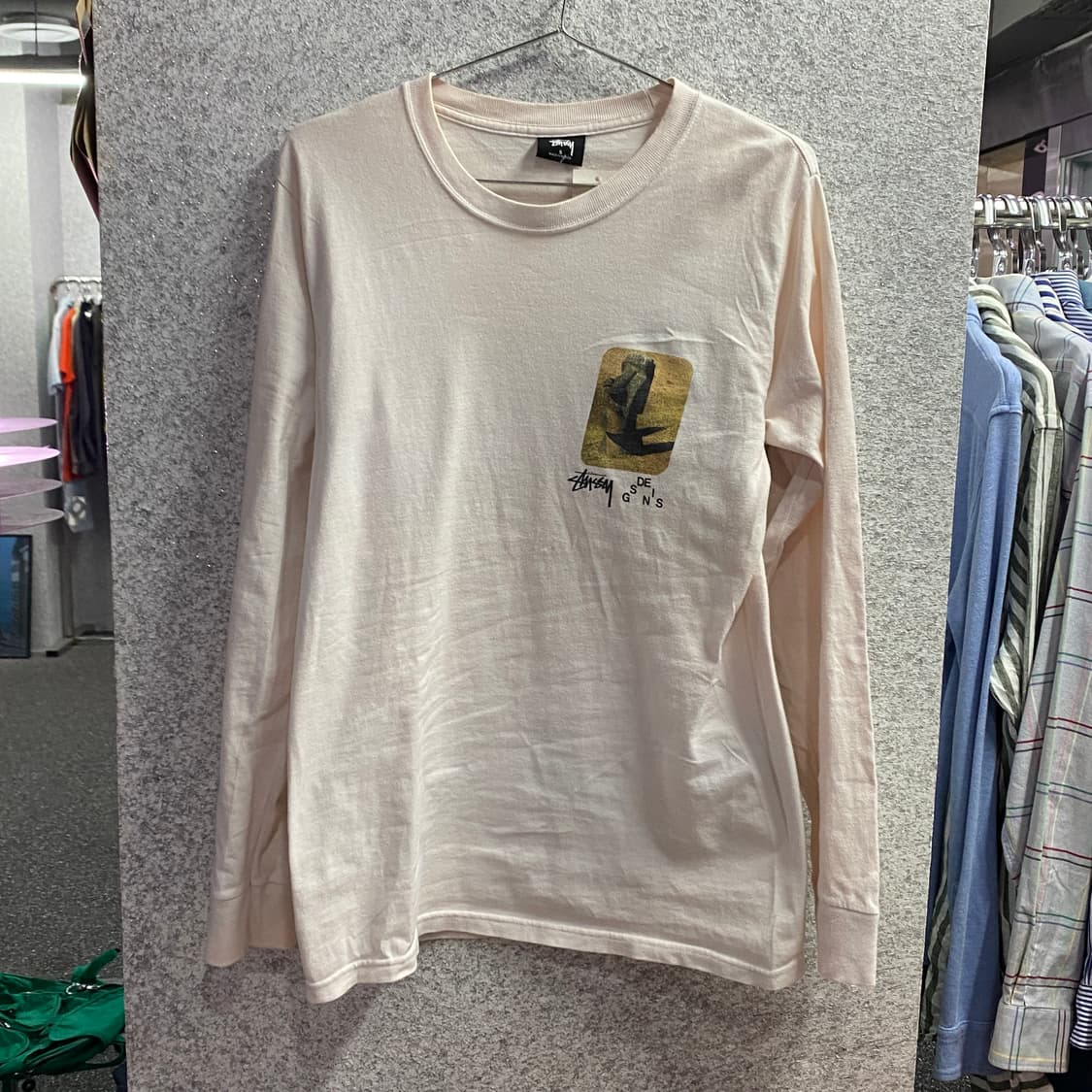 스투시 모아이 컬러블록 롱슬리브 B4314 상품이미지2