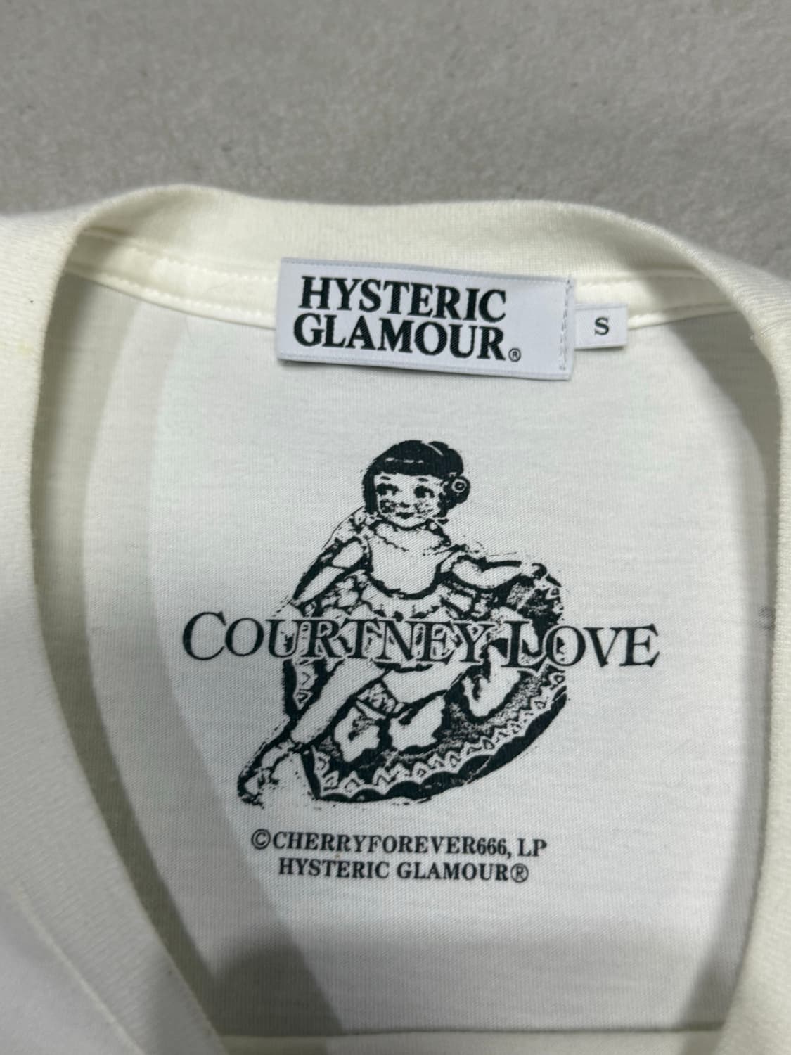코트니 러브x히스테릭 글래머 반팔 티셔츠 상품이미지3