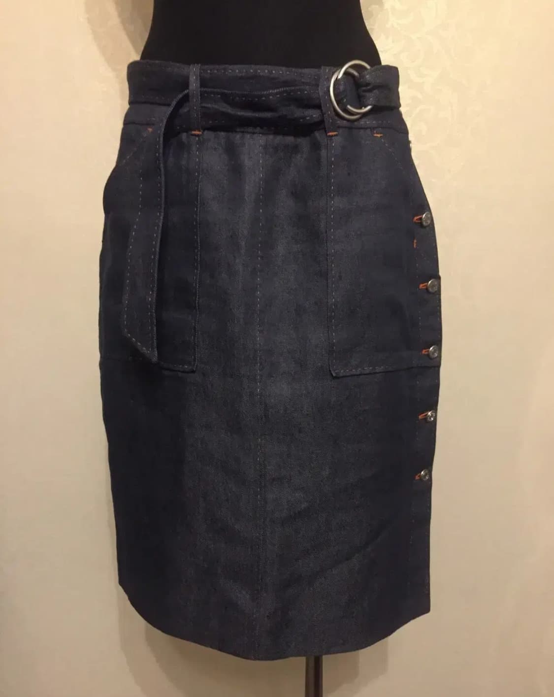 HERMES 에르메스 스커트(리넨)42 사이즈 상품이미지1