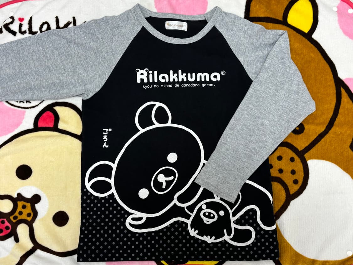 리락쿠마 롱슬리브 티셔츠 상품이미지1