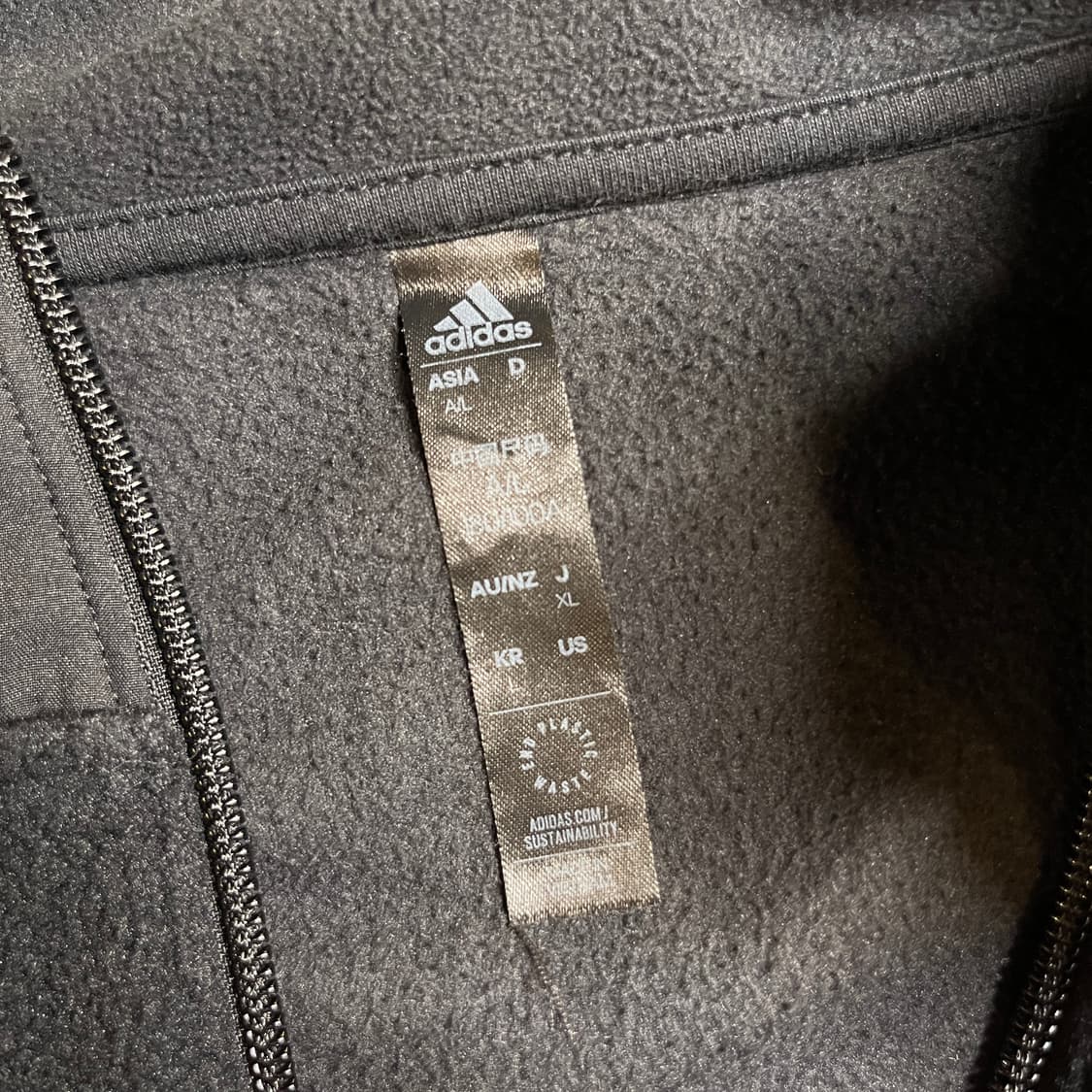 아디다스 플리스 반집업 상품이미지3