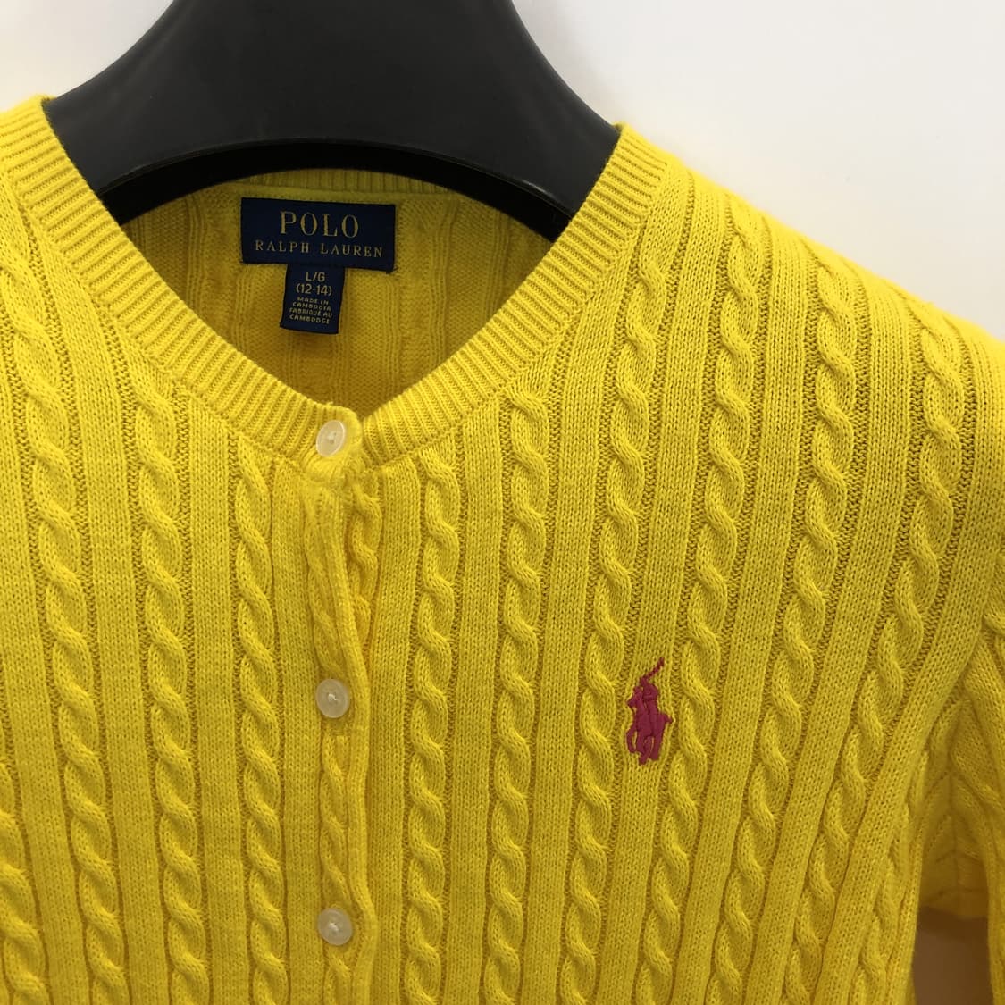 폴로 랄프로렌 코튼 니트가디건 44 상품이미지2