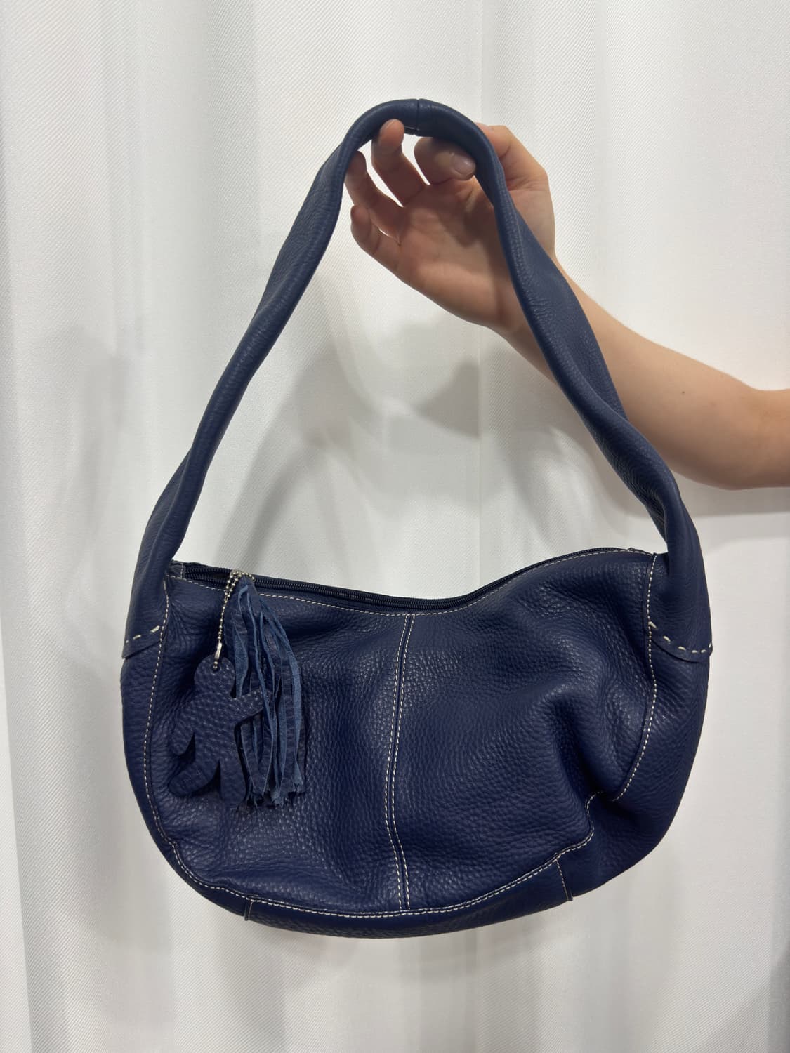 maju blue leather shoulderbag 상품이미지2