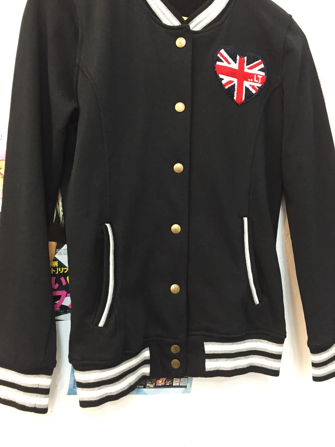 빈티지 키치 코튼 스타디움 점퍼 상품이미지3