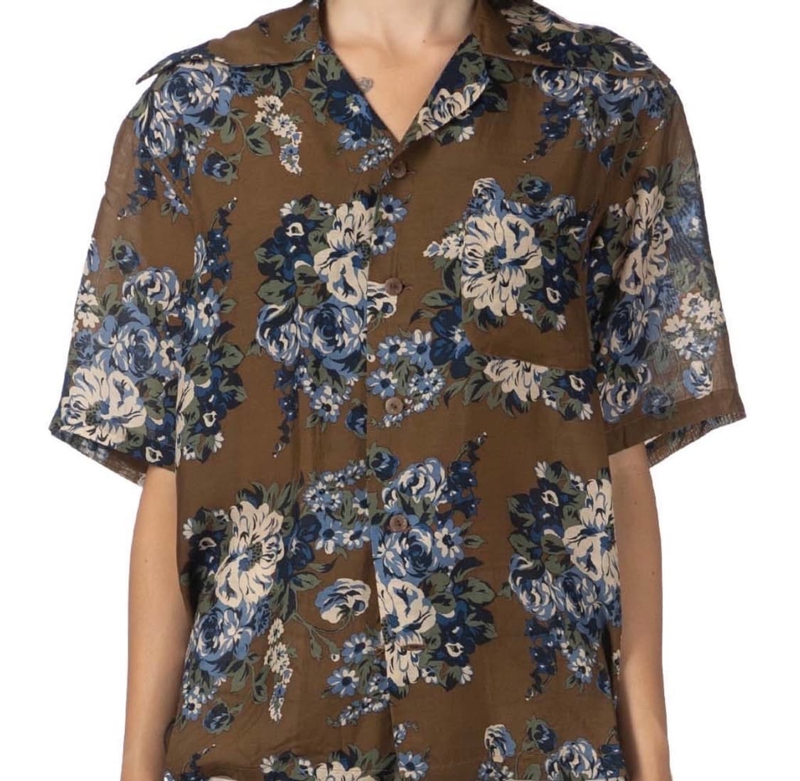 캐피탈 알로하셔츠 아마테라스 브라운 상품이미지2