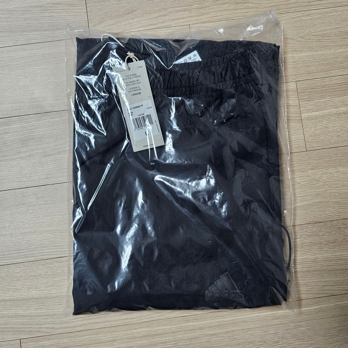 L 미개봉 새제품) 아디다스 윈드레디 블랙 카고 팬츠 트랙팬츠 바지 남자 상품이미지2