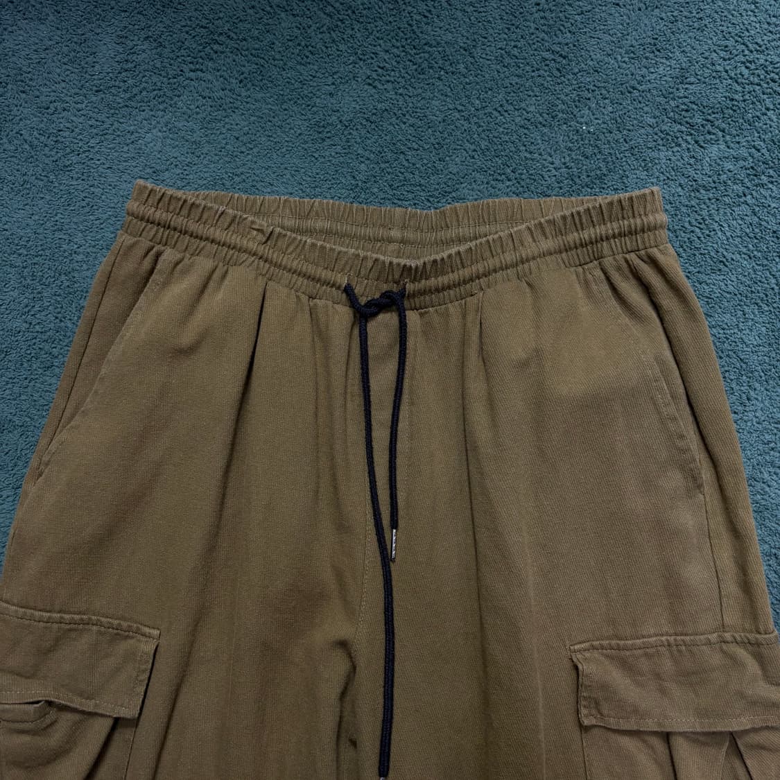 빈티지 밴딩 카키 카고 팬츠 상품이미지4