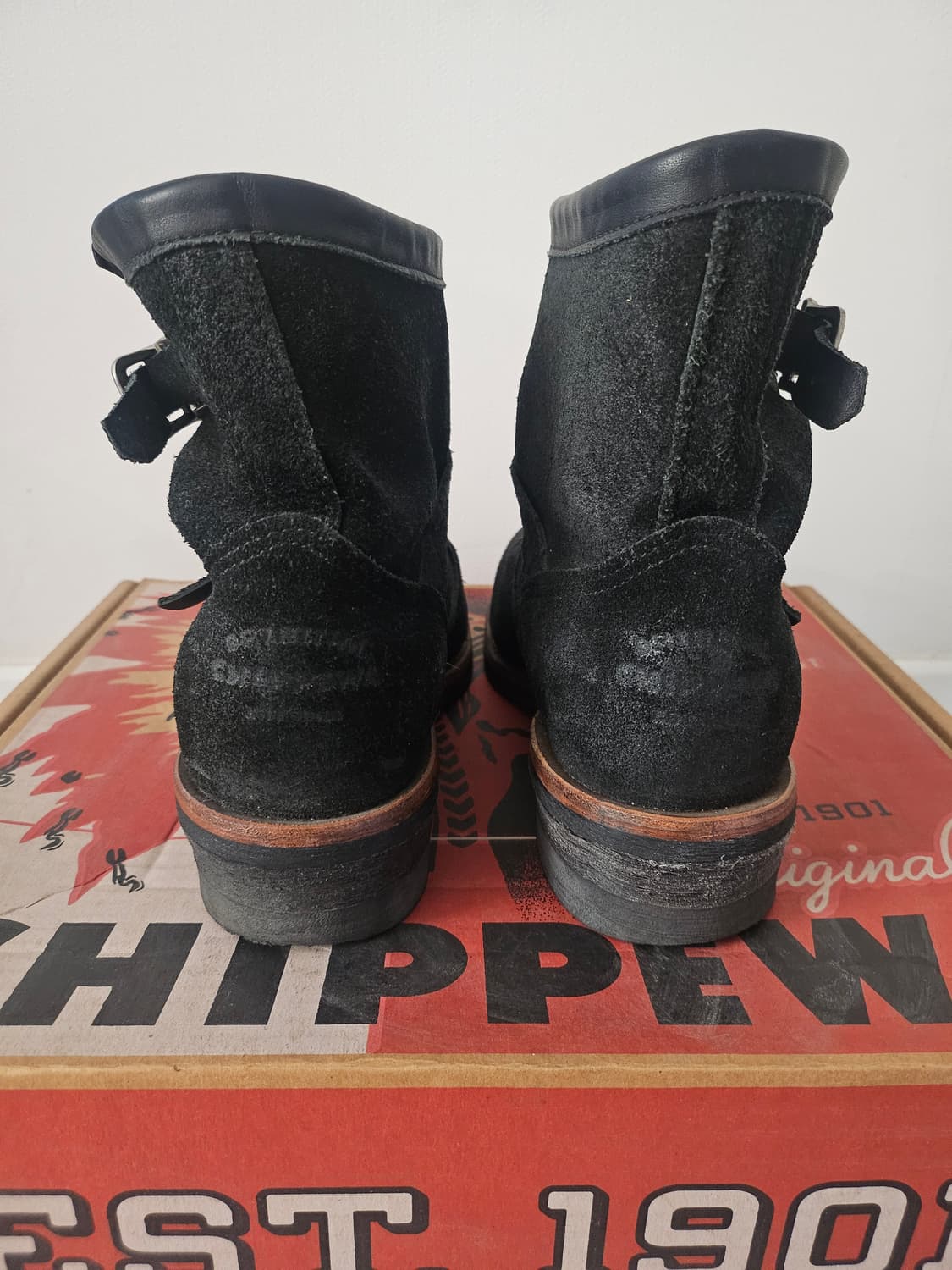 치페와 CHIPPEWA 스웨이드 엔지니어부츠 상품이미지3