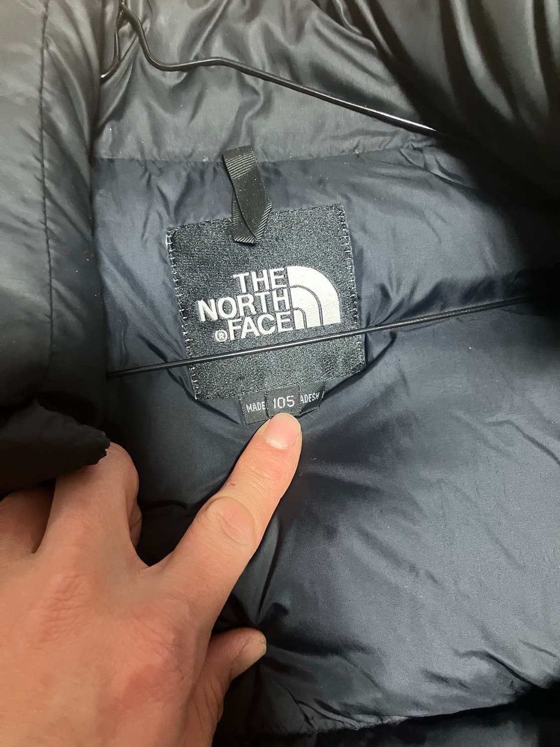 노스페이스 눕시 700 패딩 블랙 XL 상품이미지3